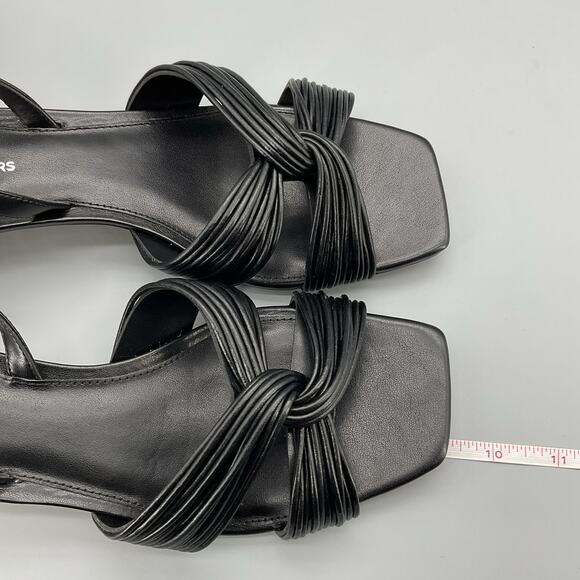NEW Michael Kors Women’s Alessia Kitten Heel Sandals Black Size 7.5M - Picture 7 of 10